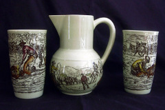 frontier_days_one_pint_bulb_bottom_jug_and_tumblers